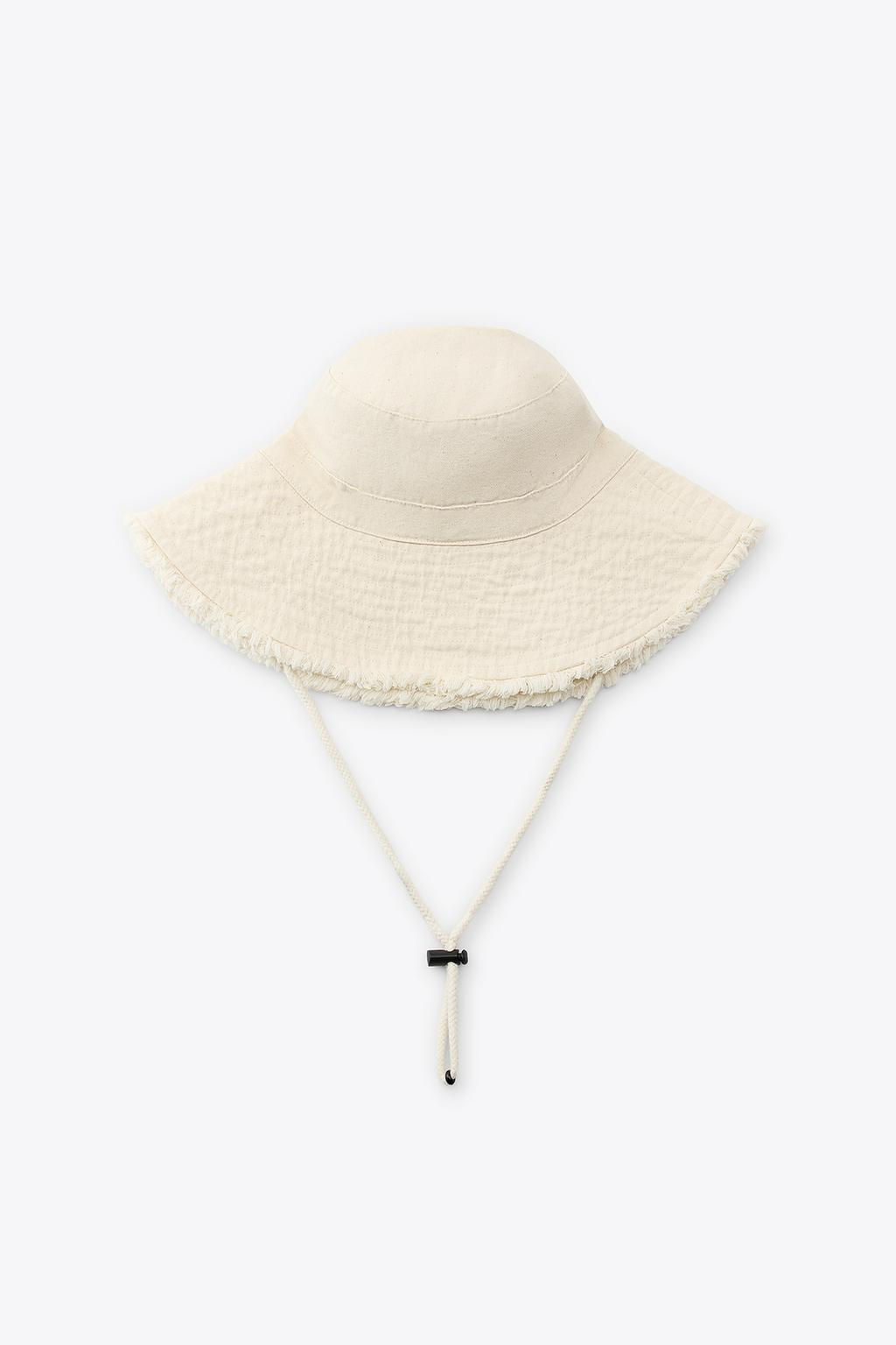 FRAYED BUCKET HAT - Zara фото 4
