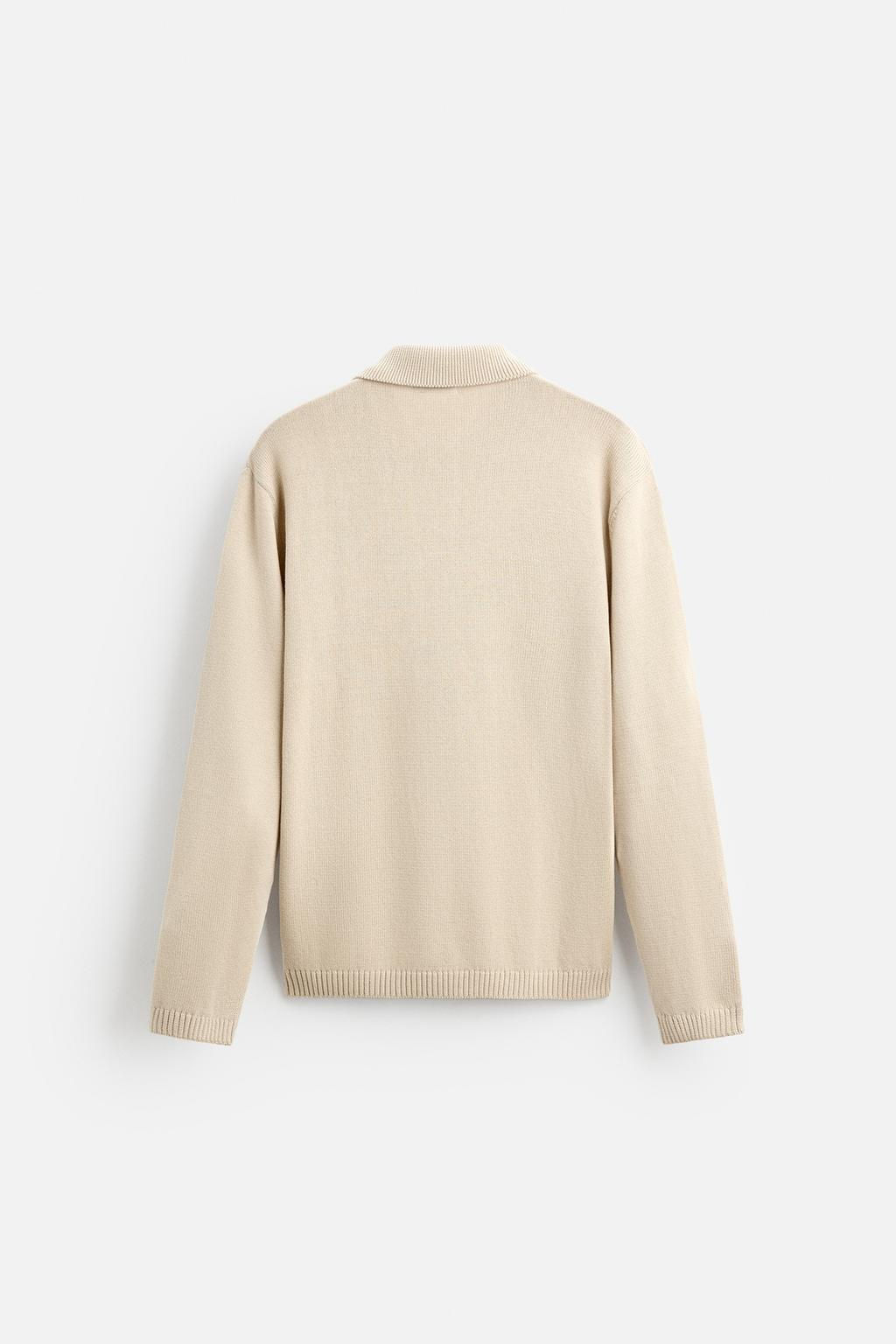 COTTON KNIT POLO SHIRT - Zara фото 15