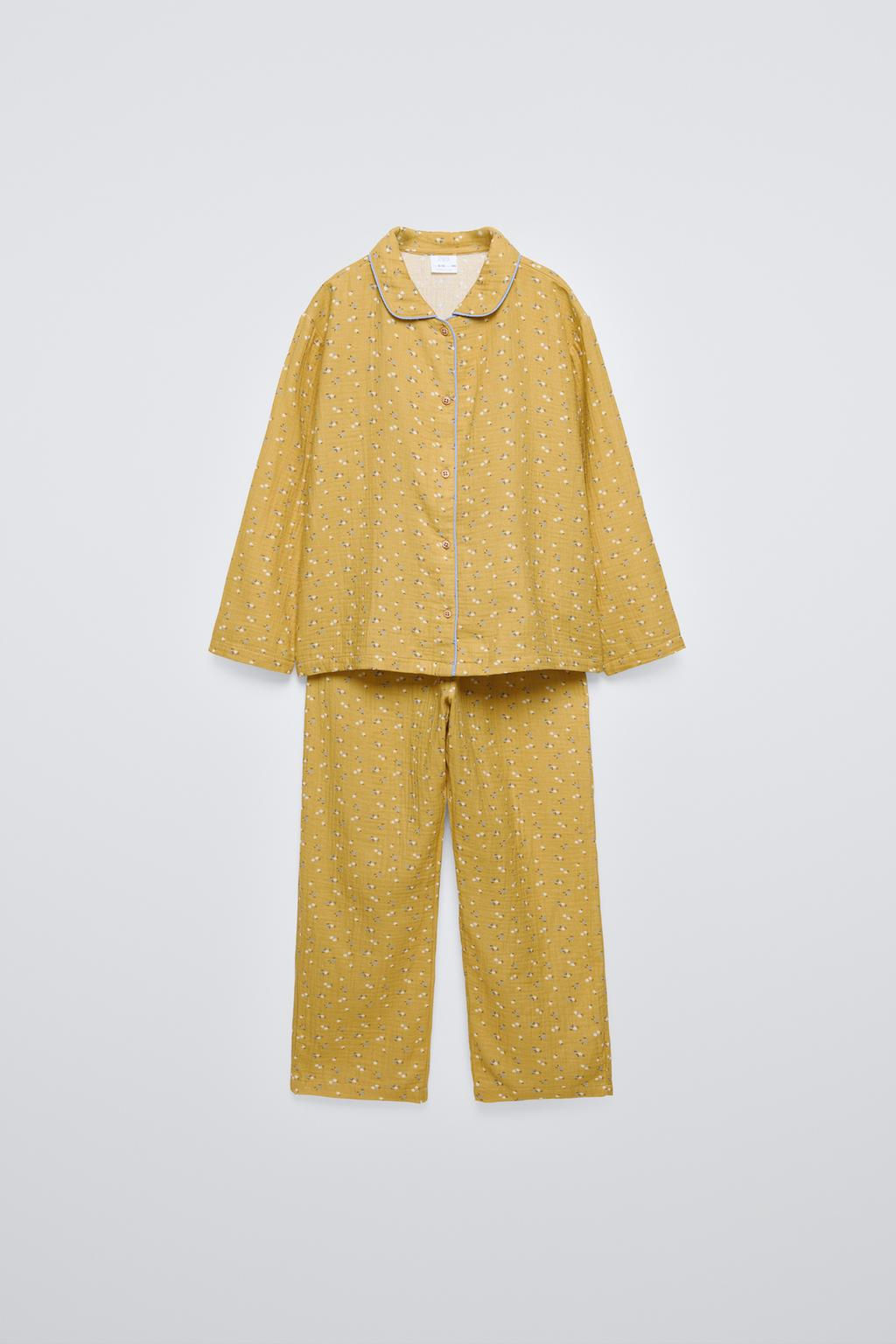 6-14/ FLORAL SHIRT PYJAMAS - Zara фото 2