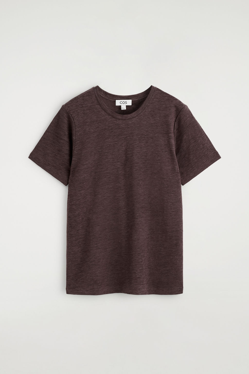 CAMISETA DE LINO CON CUELLO REDONDO - H&m фото 3