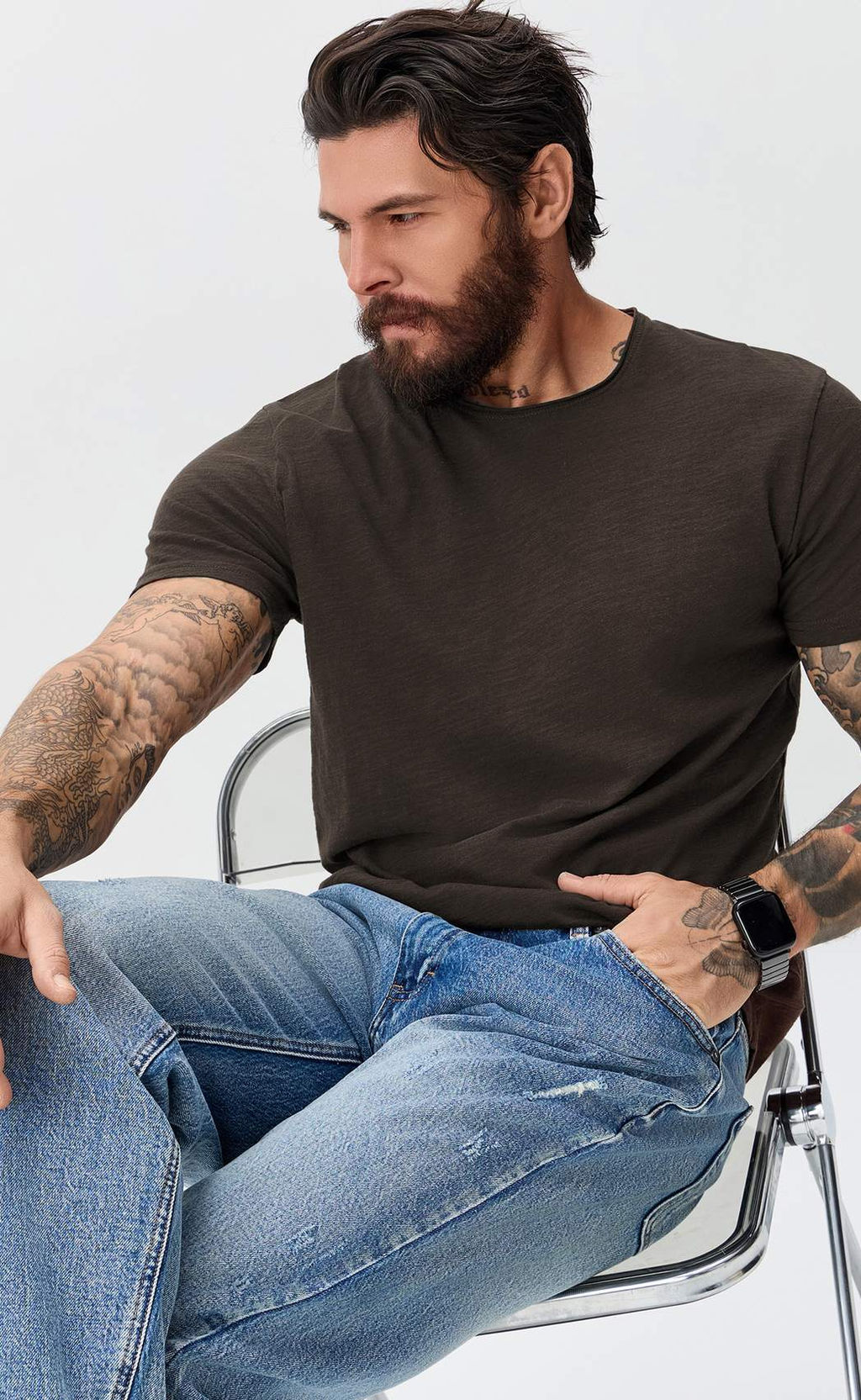 Футболка P411-062 coffee - Primm фото 7