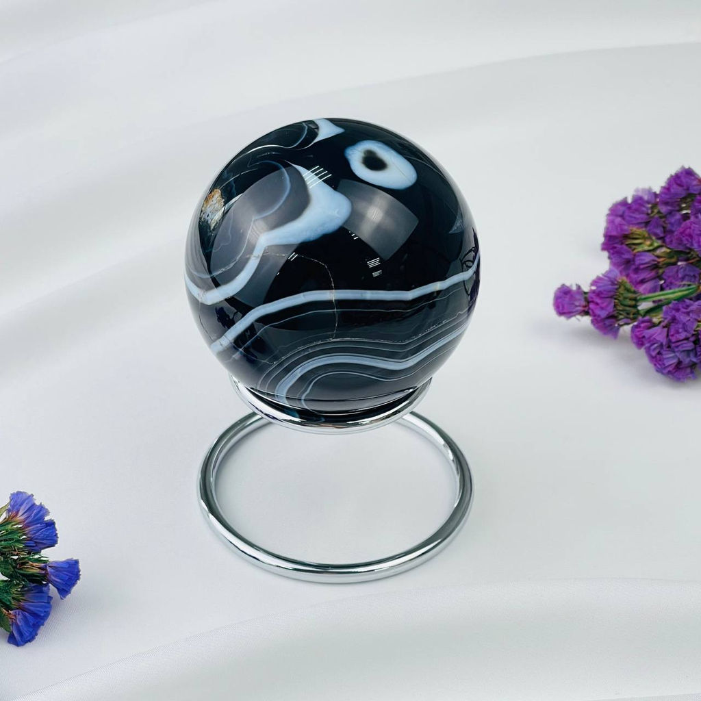 Шар из Агата на подставке