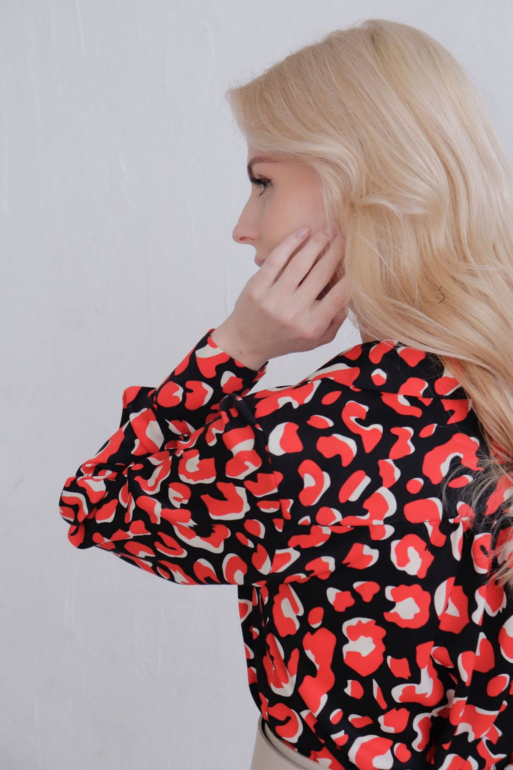 11538 Рубашка с супатной застёжкой красно-чёрная - Martichelli фото 10