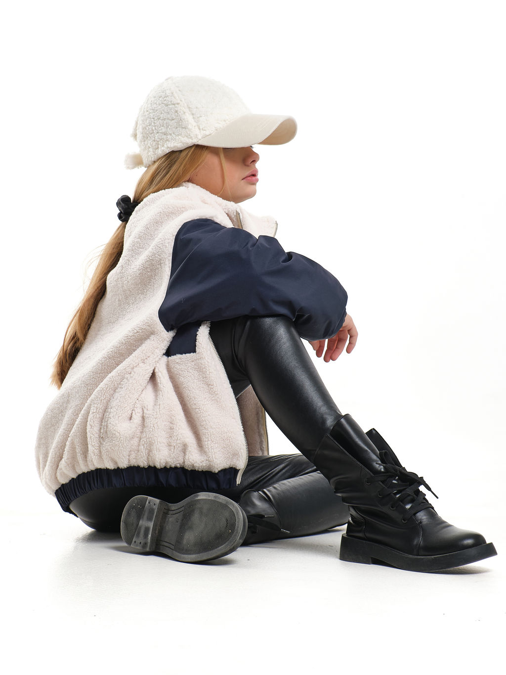 Джемпер Тедди на молнии 33-8231 касар/синий - Mini maxi фото 13