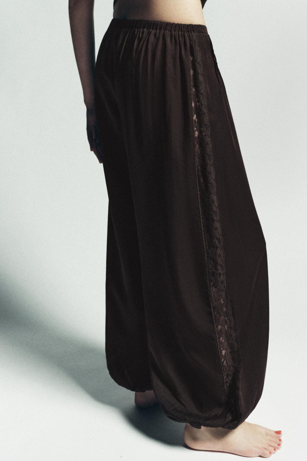 100% LYOCELL SAROUEL TROUSERS - Zara фото 3