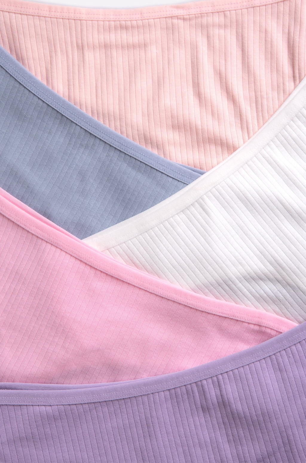 Женские трусы-стринги в рубчик 5 шт. Nicoletta  фото 6