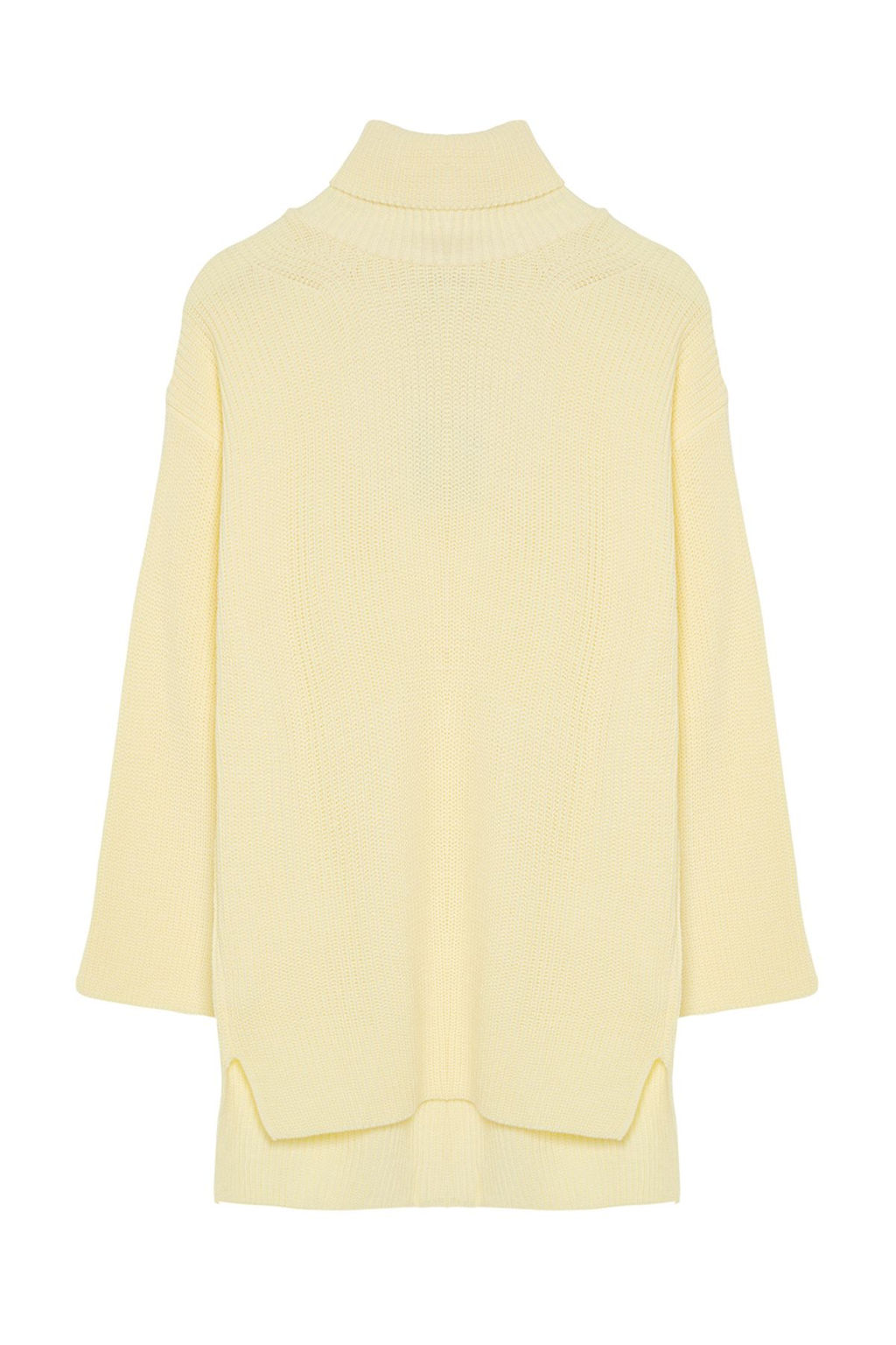 Ac?k Sar? Genis Kal?p Bal?kc? Yaka Triko Kazak TWOAW25KZ00131