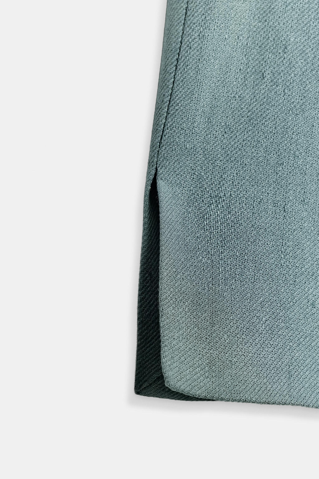 BLAZER CORTA CON LINO ZW COLLECTION / Azul / Gris - Zara фото 9