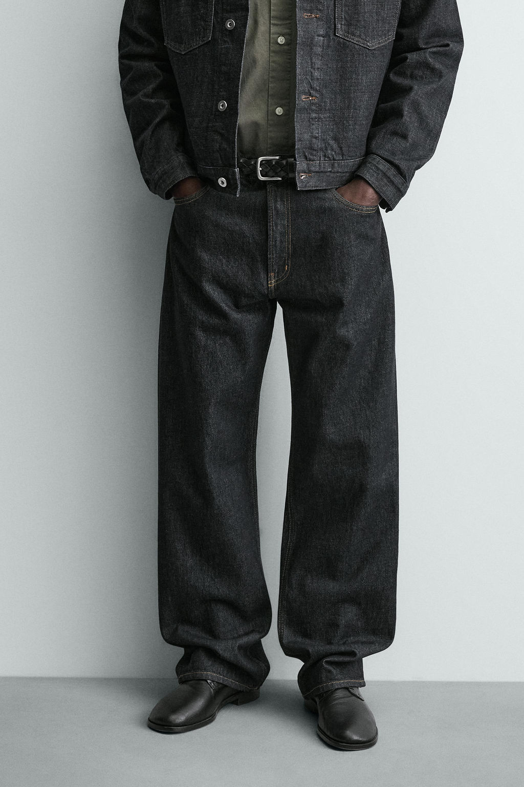 JEANS LOOSE FIT / ?ndigo - Zara фото 11