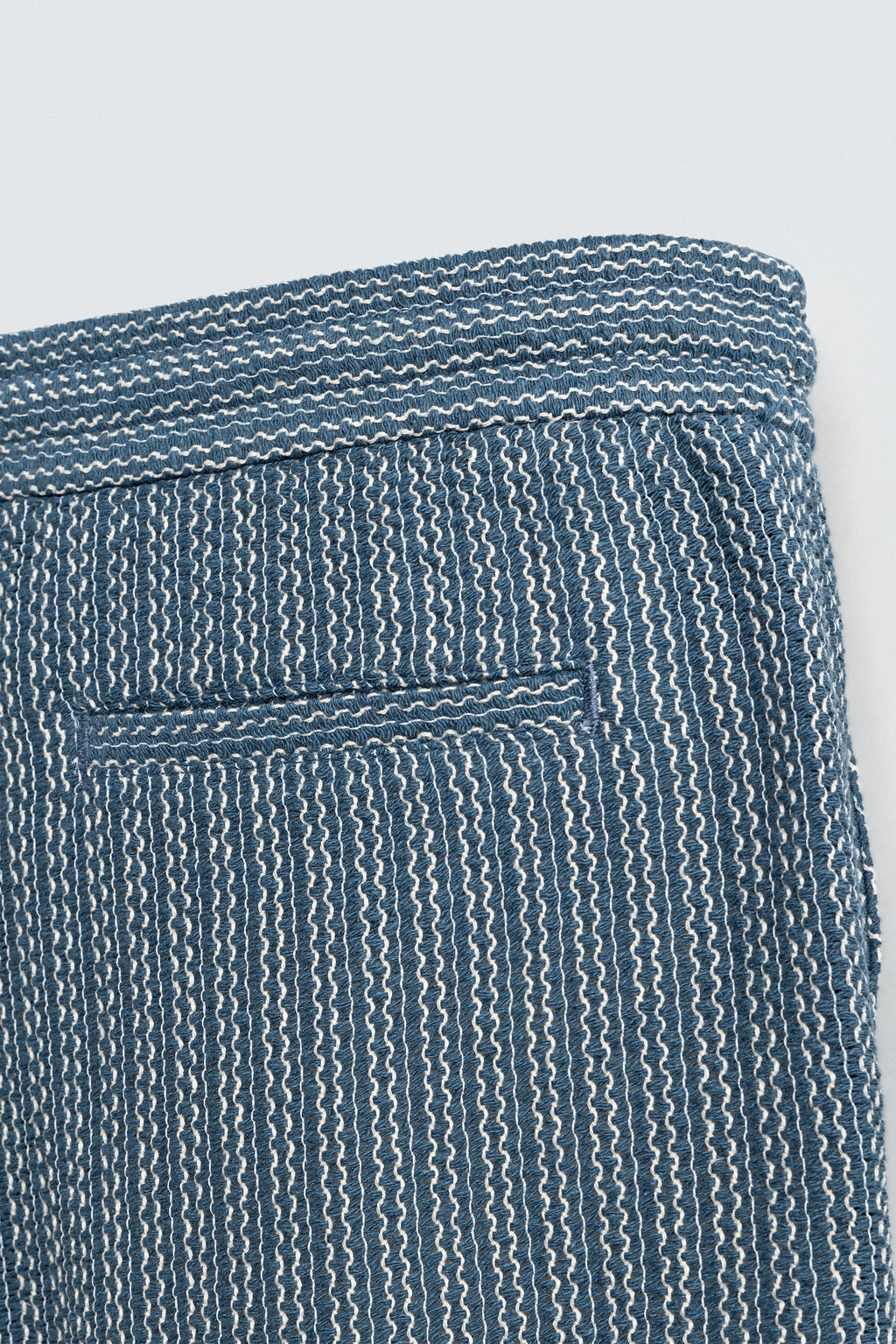 JACQUARD TEXTURED BERMUDA SHORTS - Zara фото 10