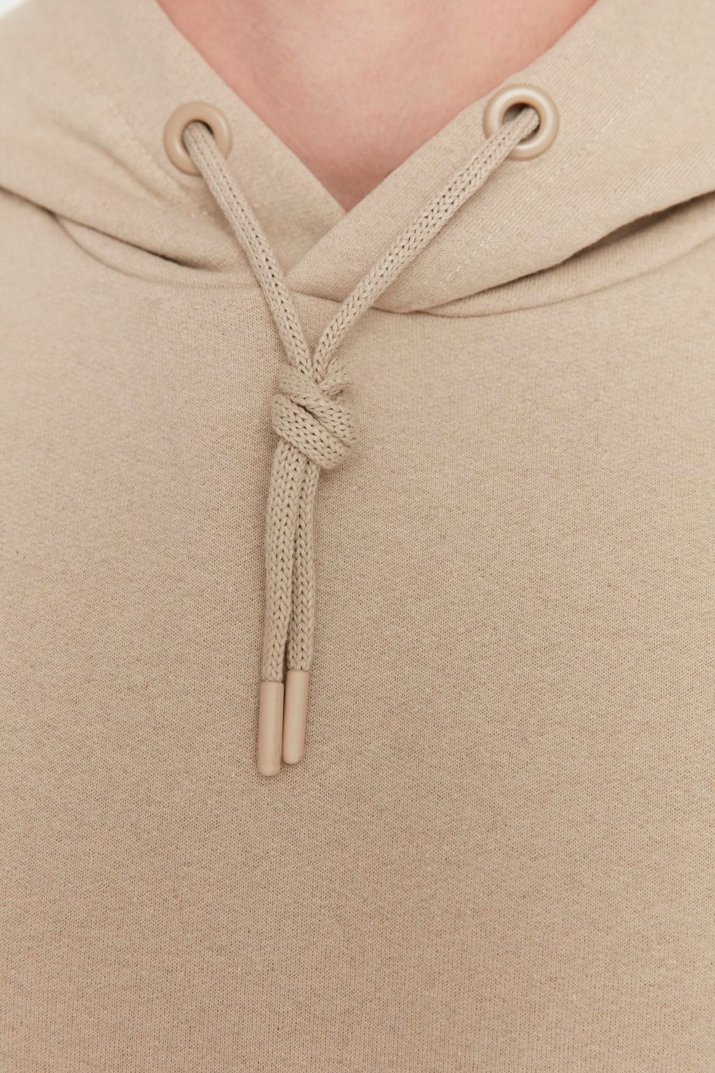 TRENDYOL MAN Siyah Oversize/Genis Kesim Kapusonlu Ici Polar/S?cak Tutan Sweatshirt TMNAW23SW00195 - Trendyolmilla фото 3