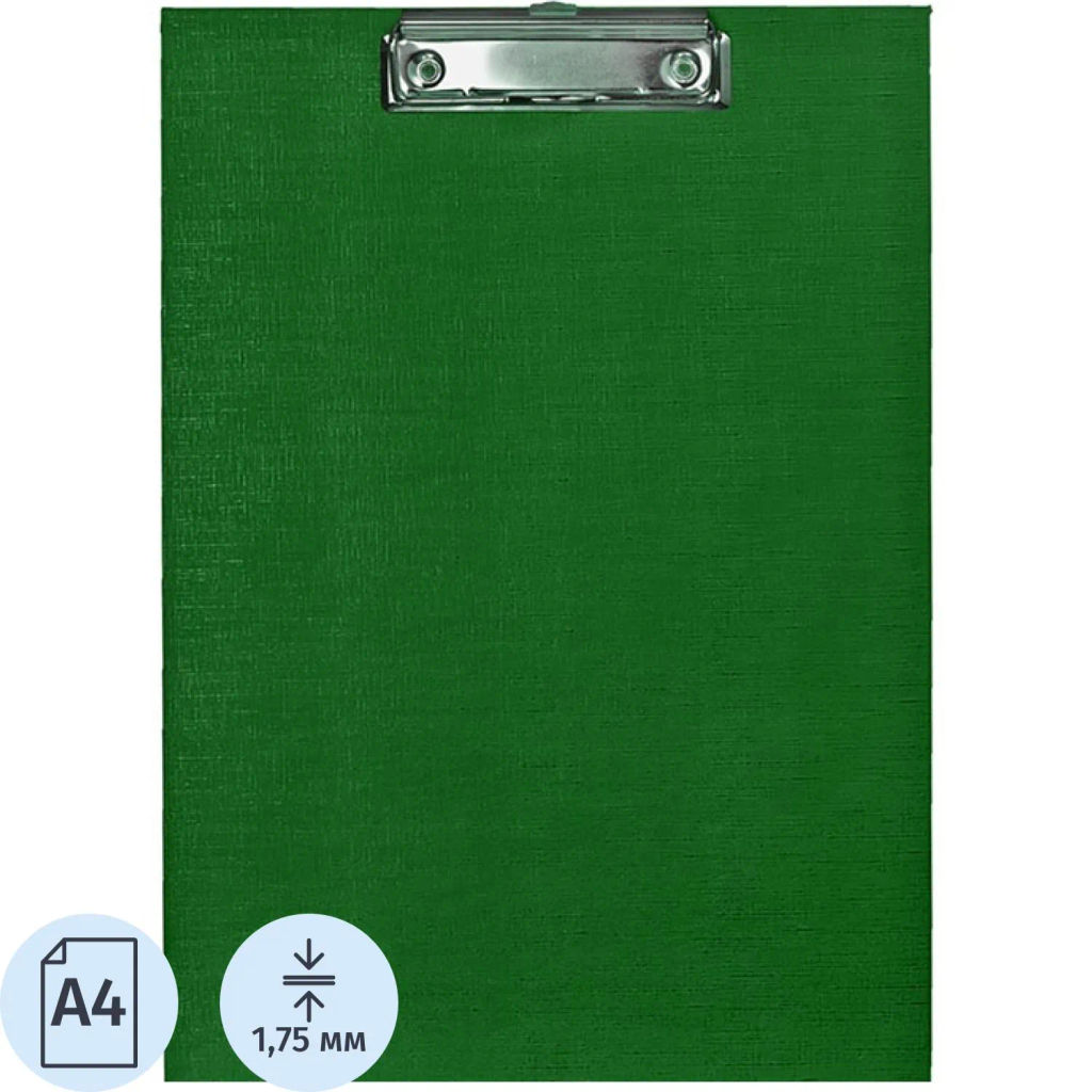 Папка-планшет д/бумаг Attache 560092 A4 зеленый  фото 2