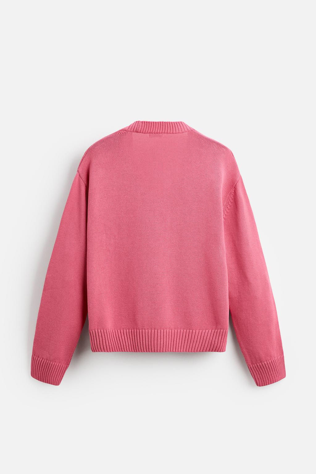 TEXTURED COTTON CARDIGAN - Zara фото 8