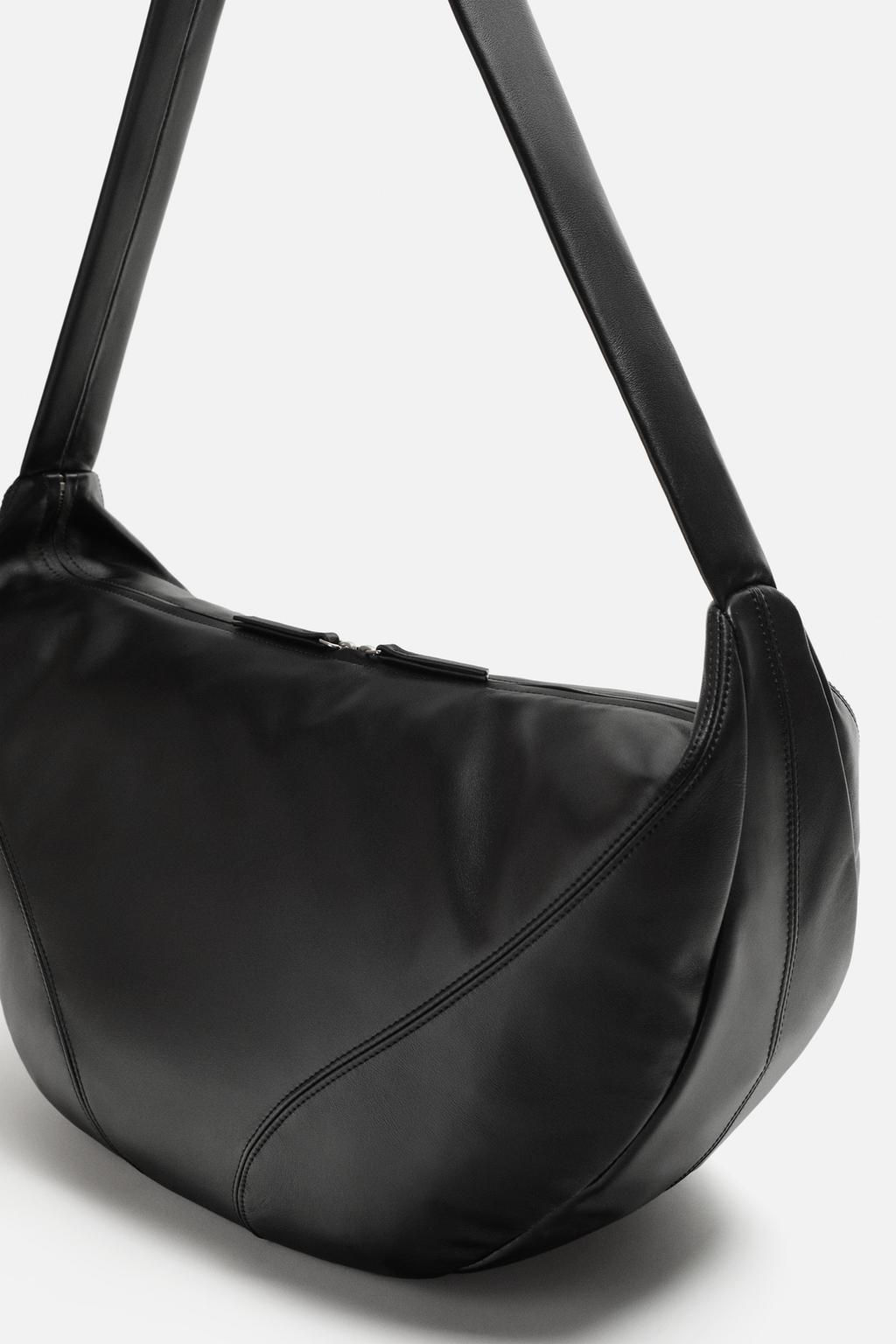 LEATHER SHOULDER BAG - Zara фото 5