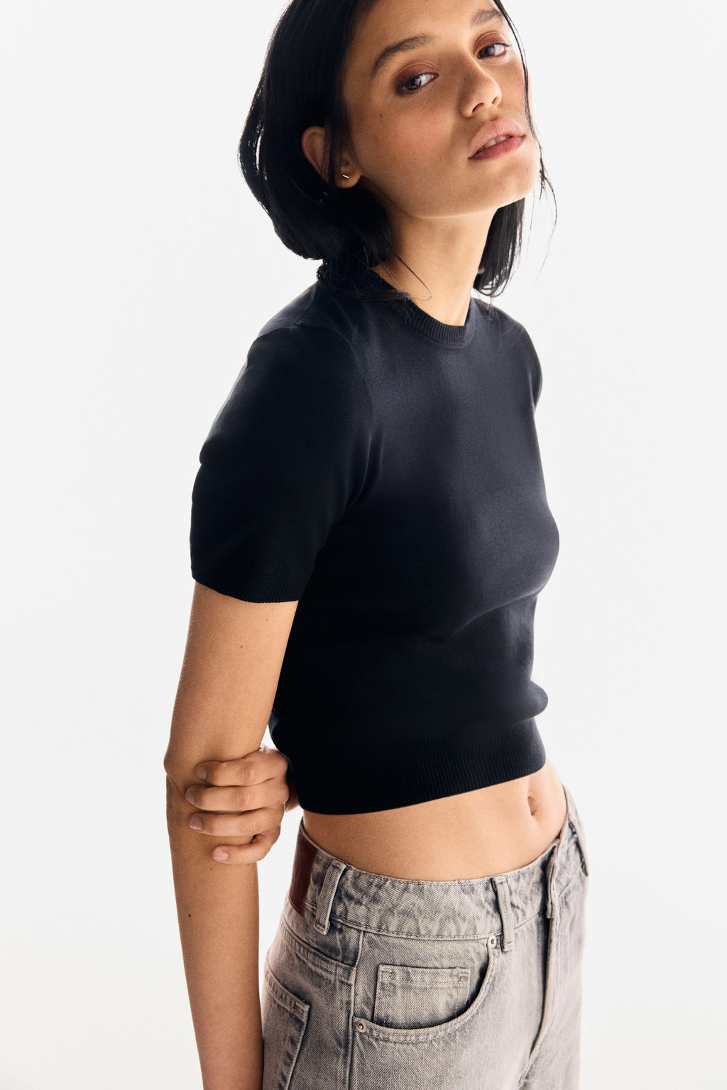 Camiseta de punto fino - H&m фото 8