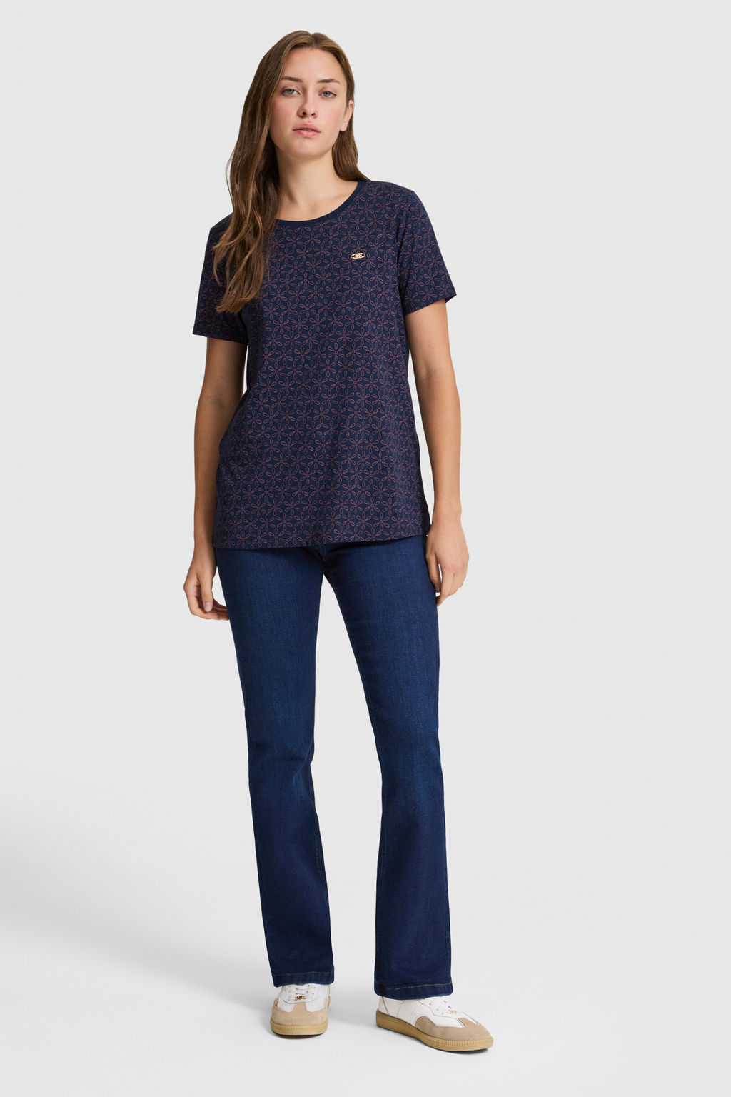 Kad_n Lacivert Bisiklet Yaka Ti__rt - U.s. polo assn фото 4