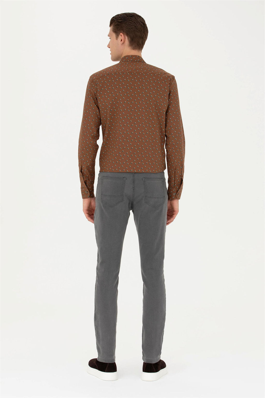 Мужские серые джинсовые брюки - U.s. polo assn фото 11