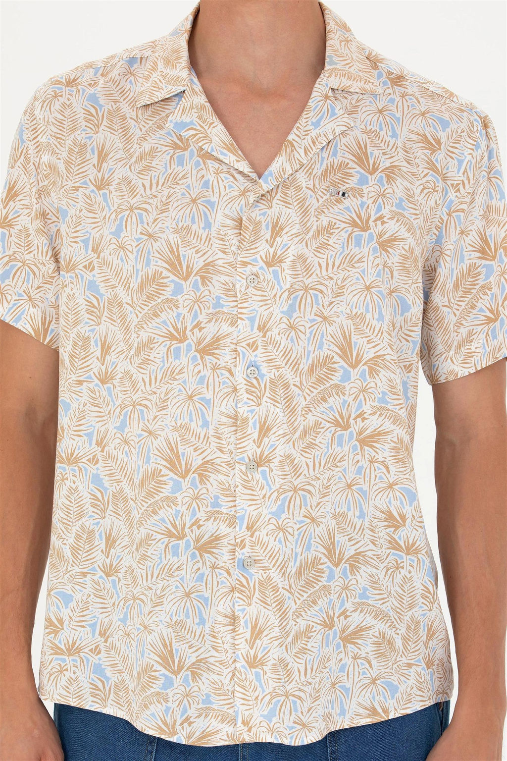 U. S. Polo Assn Мужская рубашка с коротким рукавом Stone - U.s. polo assn фото 13