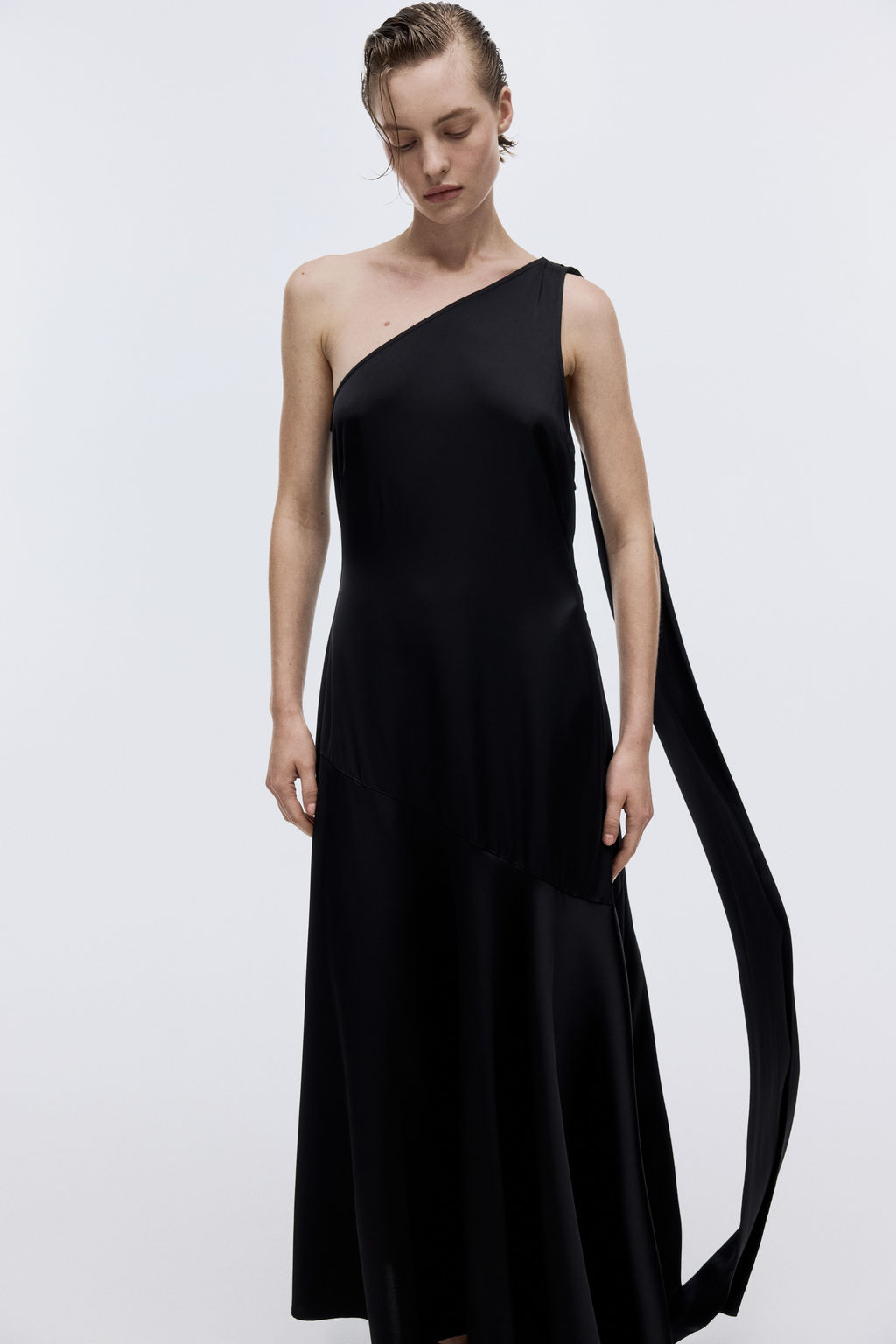 Vestido de sat?n con fular - H&m фото 2