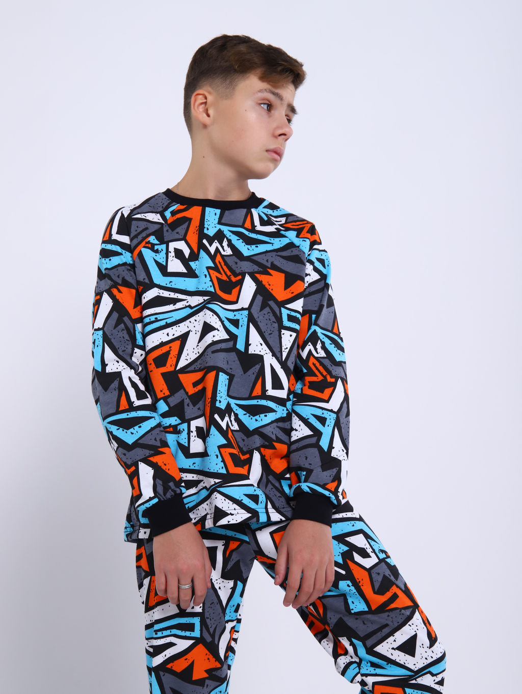 Пижама Макар черный - Ладошки фото 2