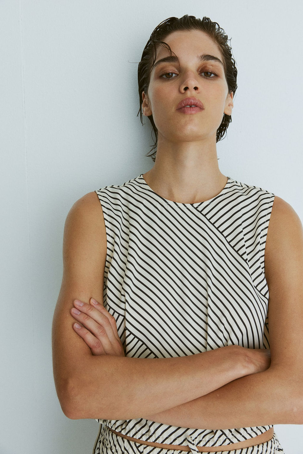 Top con cordon de ajuste - H&m фото 2