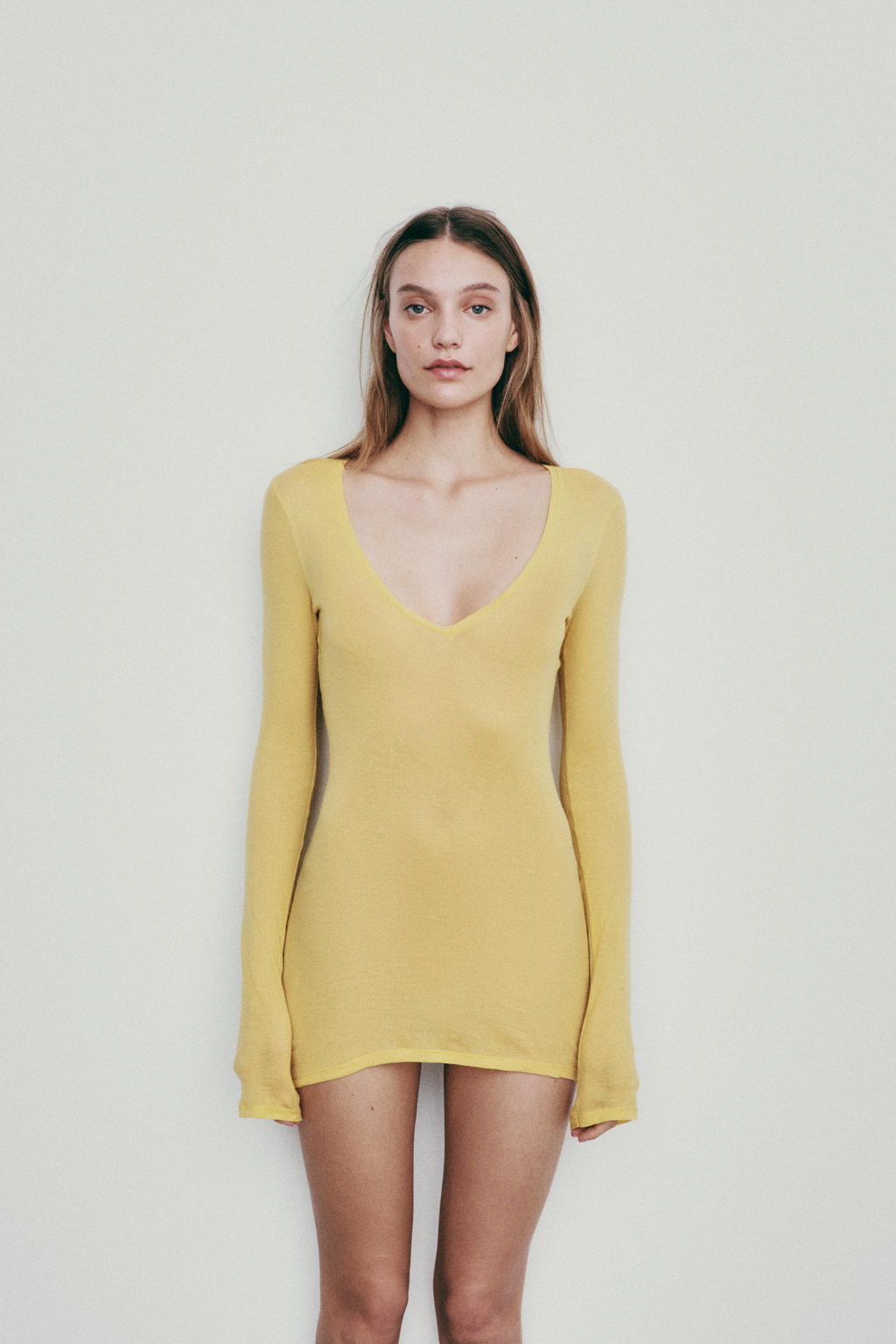 SUPIMA® LONG SLEEVE T-SHIRT - Zara фото 4