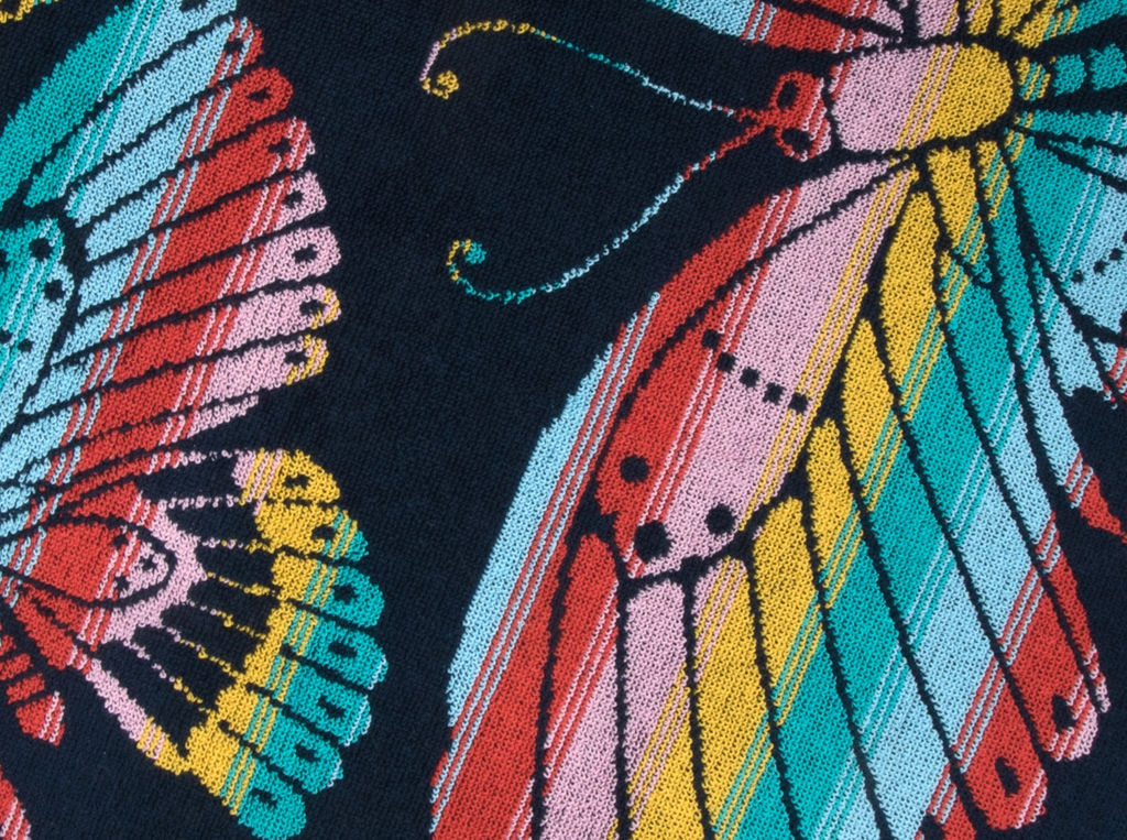 Полотенце махровое 6с104.411ж1 Бархатный сезон (т.радужка) 67х40см