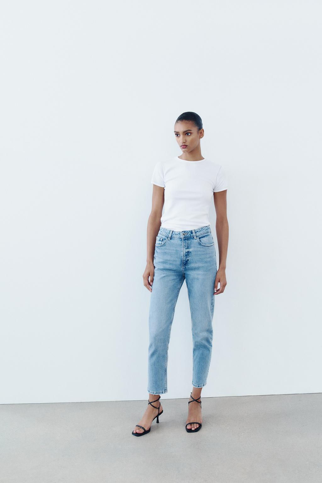 Z1975 MOM-FIT HIGH-WAIST JEANS - Zara фото 10