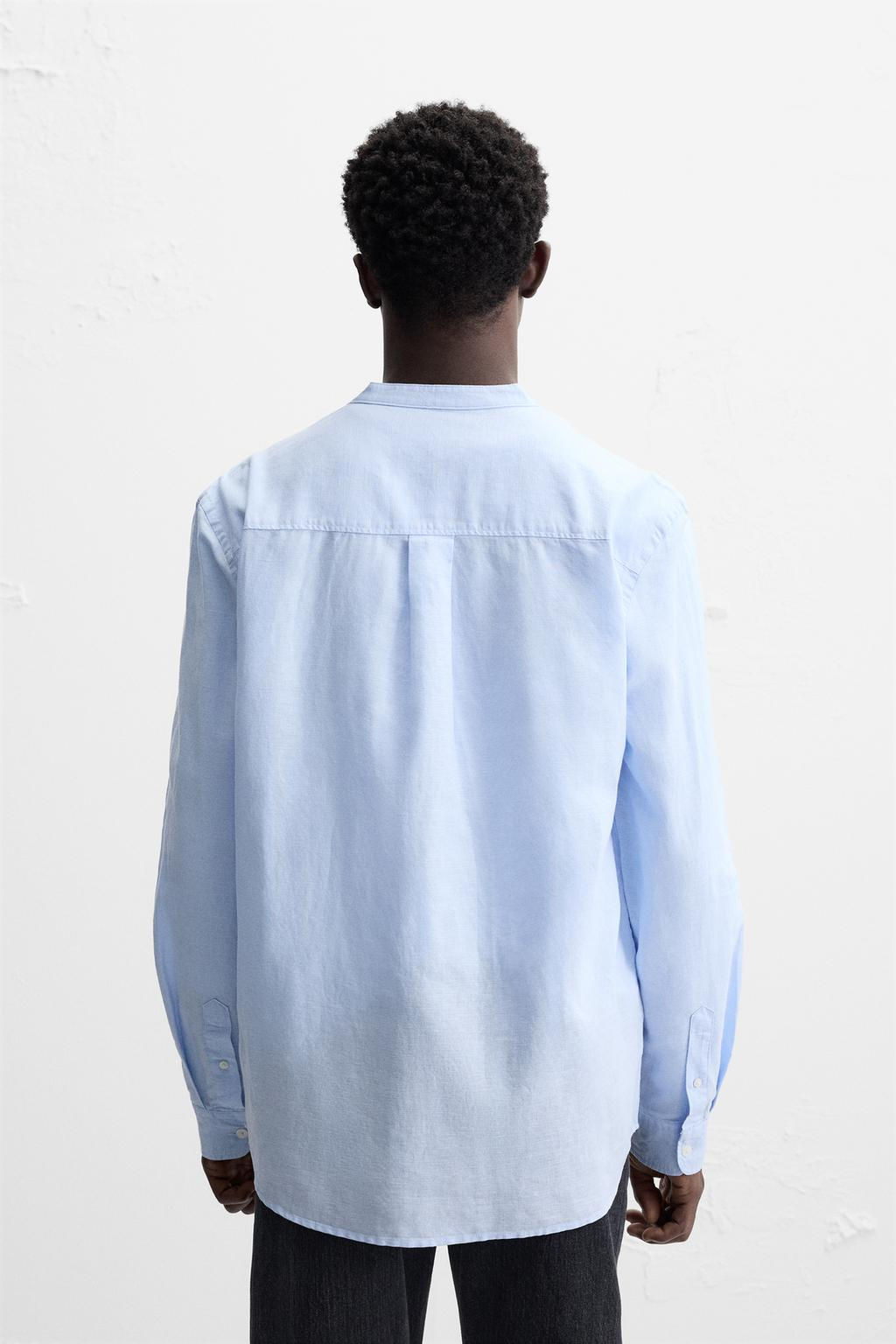 COTTON - LINEN SHIRT - Zara фото 18