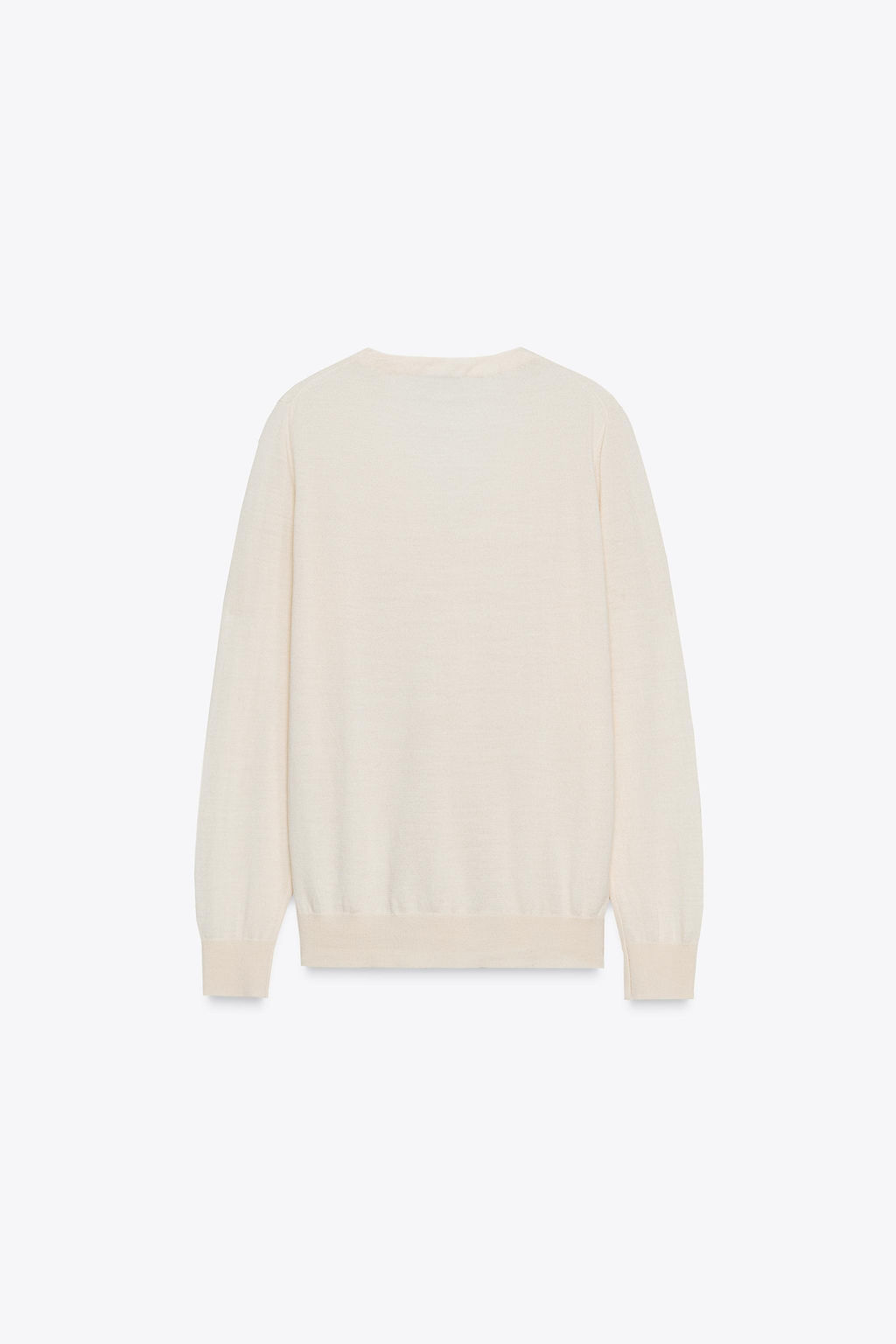 100% WOOL V-NECK CARDIGAN - Zara фото 5