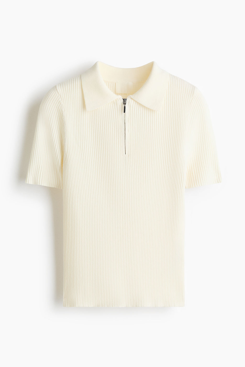 Top en punto de canal? con cuello camisero