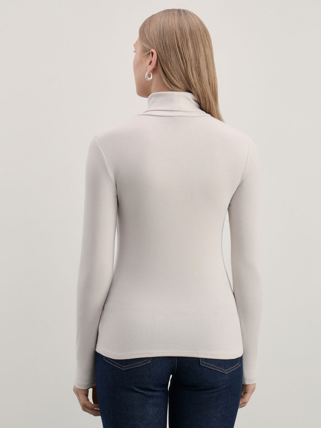 Водолазка из модала со швом / Zarina  фото 6