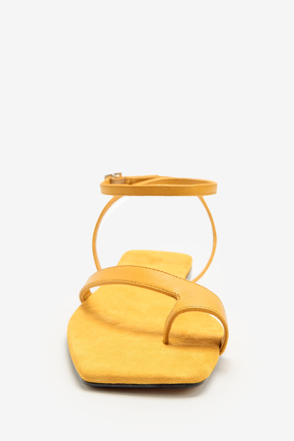 LIMITED EDITION FLAT SPLIT SUEDE SANDALS - Zara фото 4