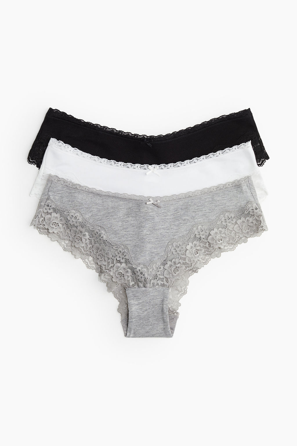 Pack de 3 bragas Hipster con encaje - H&m фото 9