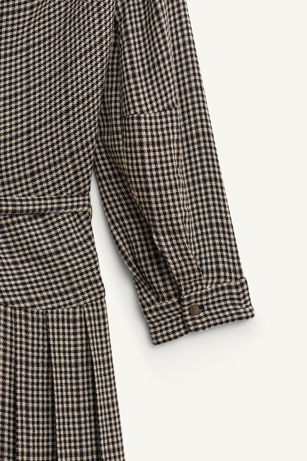 LIMITED EDITION CHECKED DRESS WITH BOX PLEATS - Zara фото 8