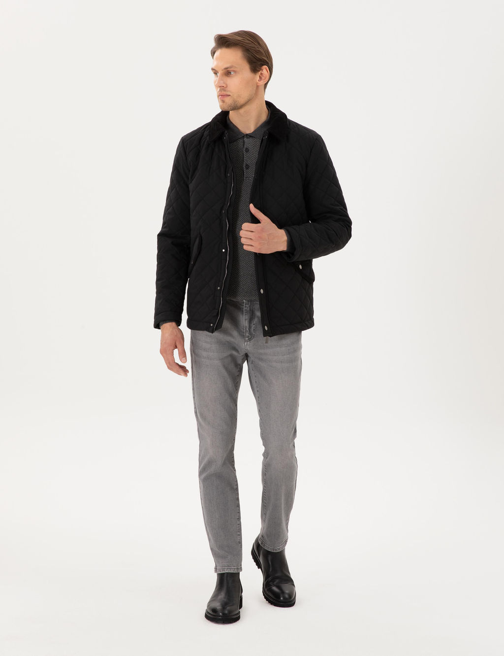 Siyah Kapitoneli Cepli Mont - Pierre cardin фото 4