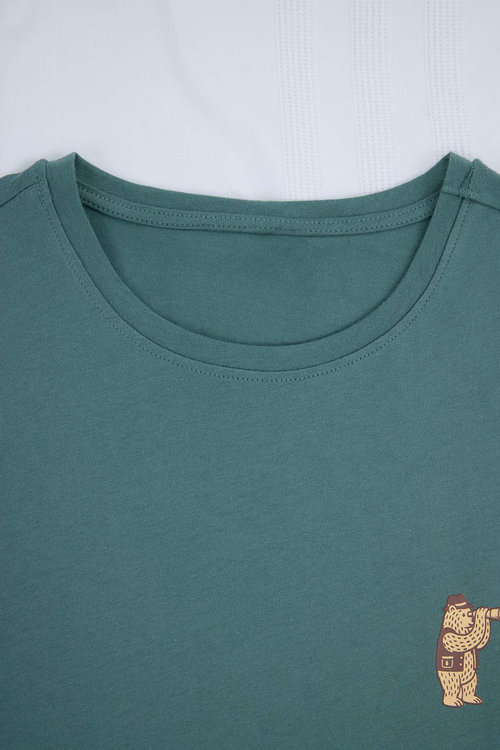 Yesil Regular Kesim Kopek Bask?l? Pamuklu Pijama Tak?m? TMNSS26PT00030 - Trendyolmilla фото 2