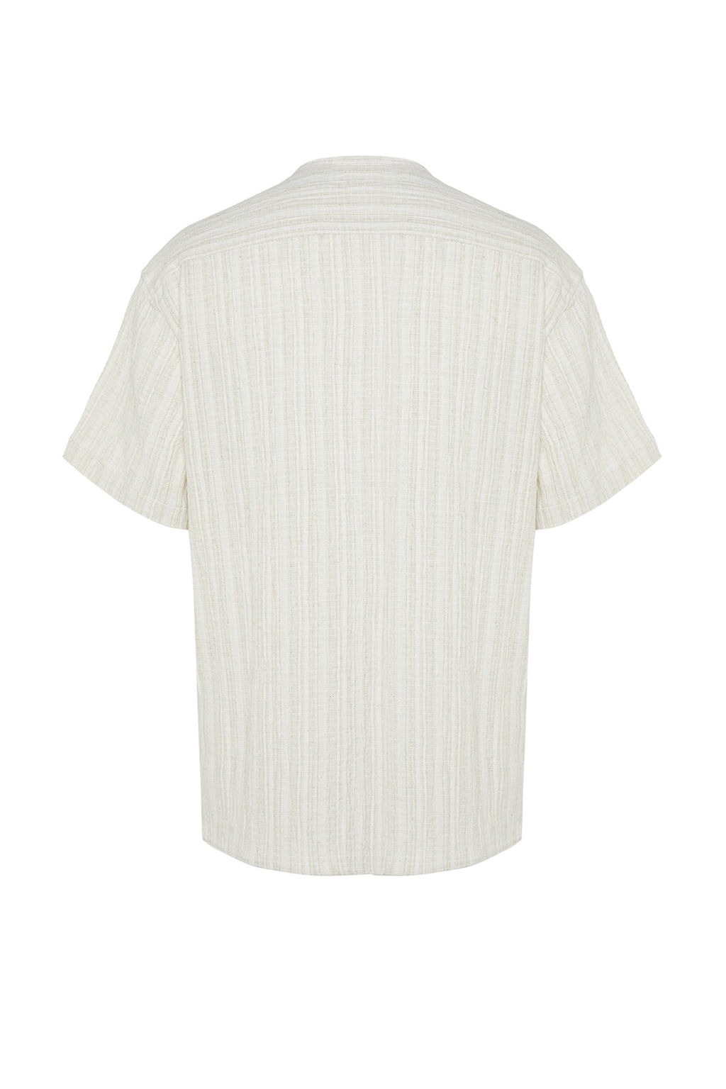 TRENDYOL MAN Ekru Keten Icerikli Oversize Fit Gomlek TMNSS23GO00139 - Trendyolmilla фото 9