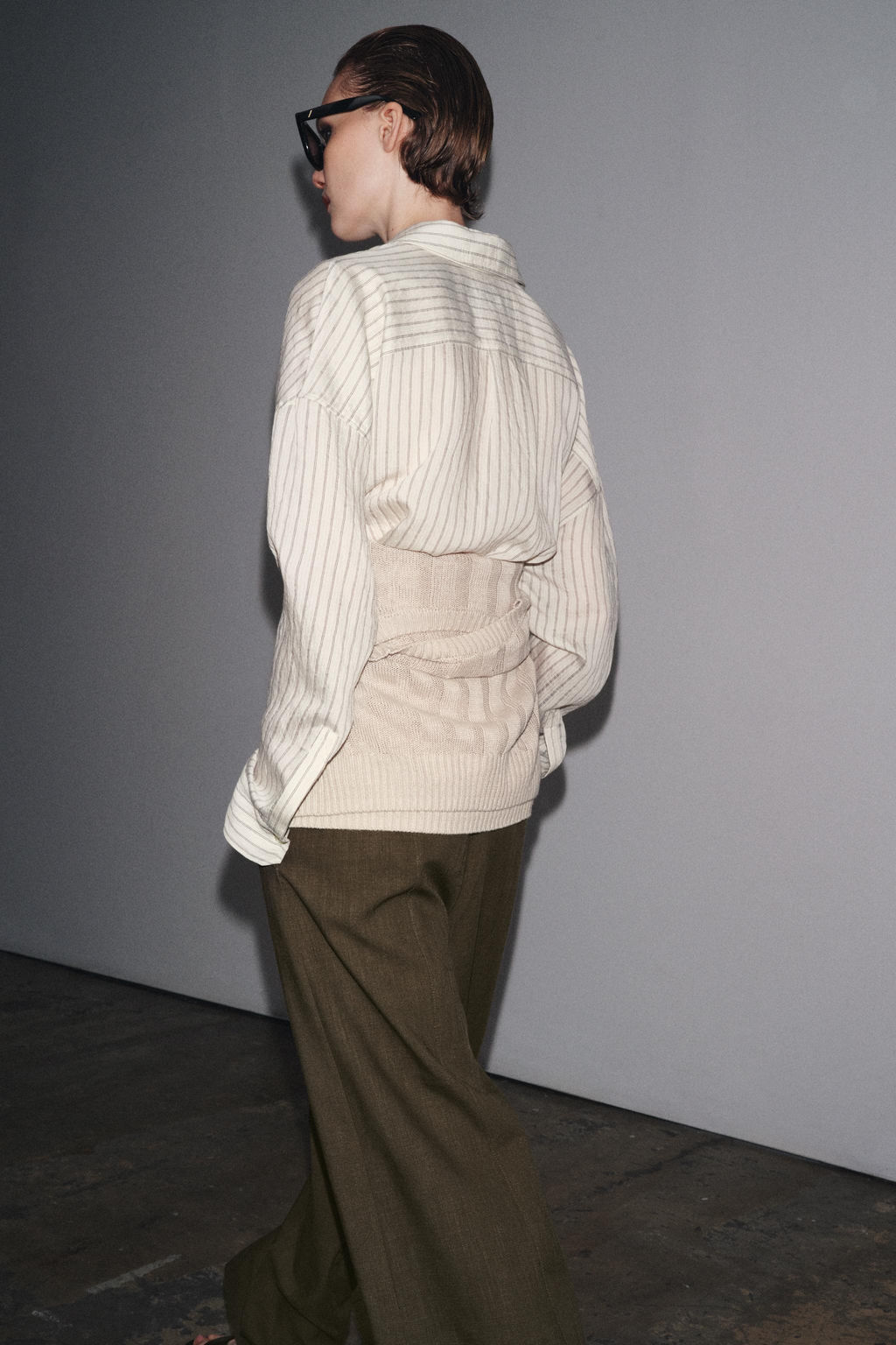 ZW COLLECTION STRIPED SHIRT - Zara фото 12