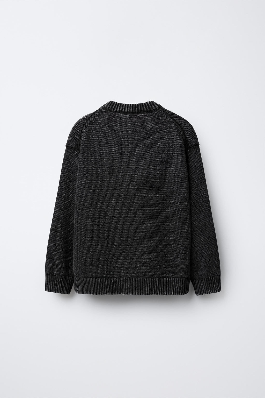 ACID WASH KNIT SWEATER - Zara фото 2