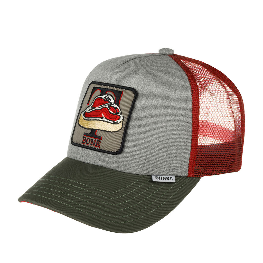 Бейсболка DJINNS арт. HFT Food T-Bone (серый)