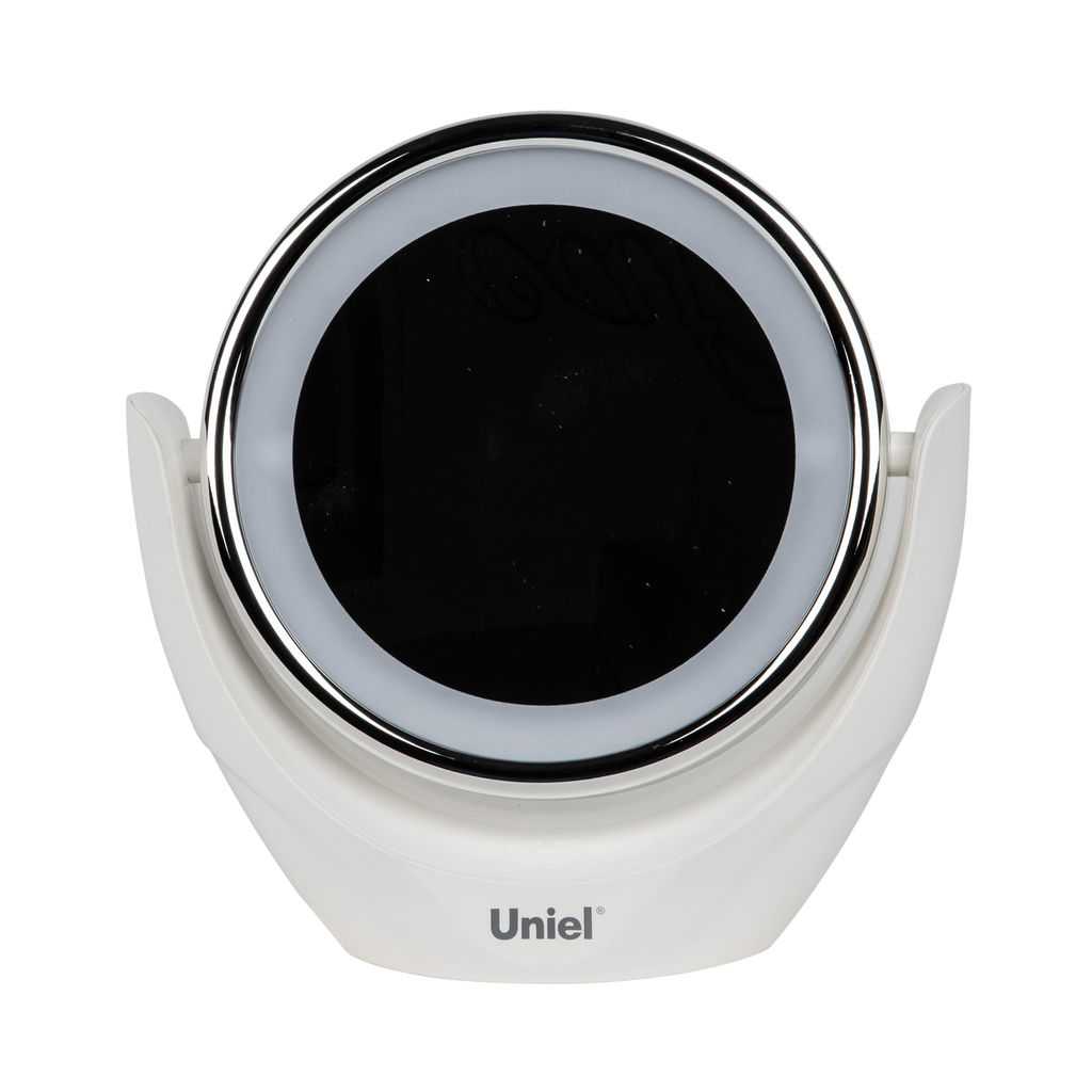 TLD-592 White/LED/13Lm/6000K/3АА Настольный светильник зеркало. На батарейках 3AA(не в/к). Сенсорный выключатель. Белый. ТМ Uniel - Volpe фото 5