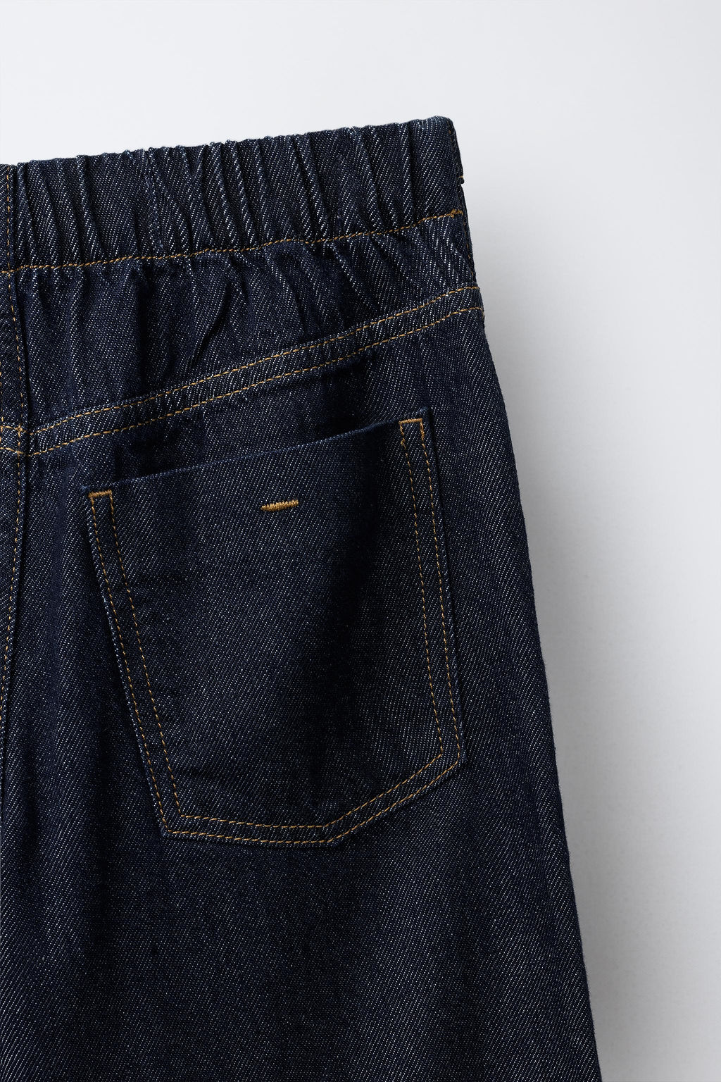 JEANS WIDE LEG CORDONES / Azul tinta - Zara фото 4