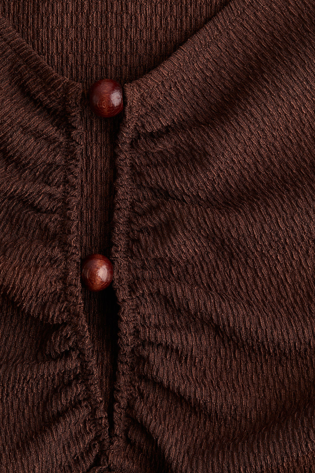 Top fruncido con cuentas decorativas - H&m фото 4