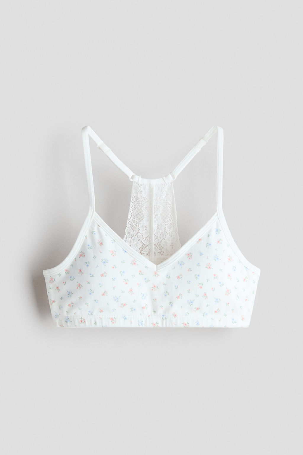 Crop top con detalle de encaje - H&m фото 3