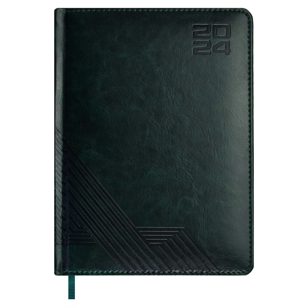 Ежедневник датированный 2024 ESCALADA, А6+, 176 л., арт. 63791/ 20 САРИФ ЗЕЛЁНЫЙ