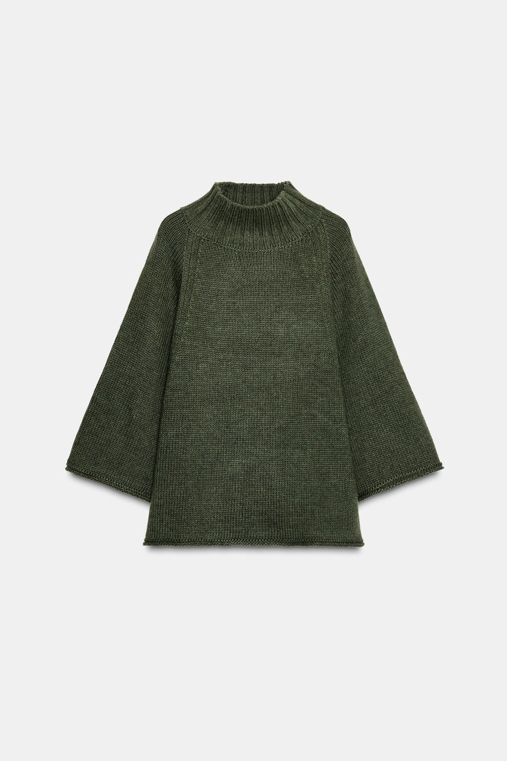 KNIT PONCHO SWEATER - Zara фото 6