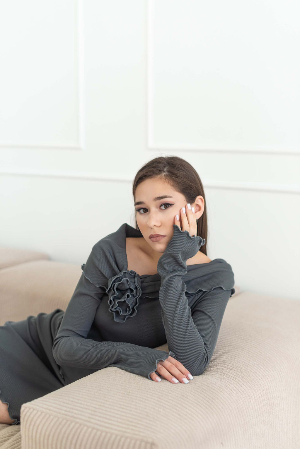 Костюм Слим (графитовый) - Nadi bordo фото 5