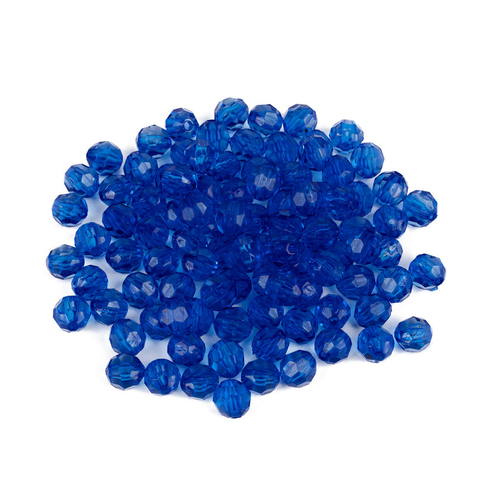 Бусина Zlatka акрил ABR 8 мм 25 г 111 синий