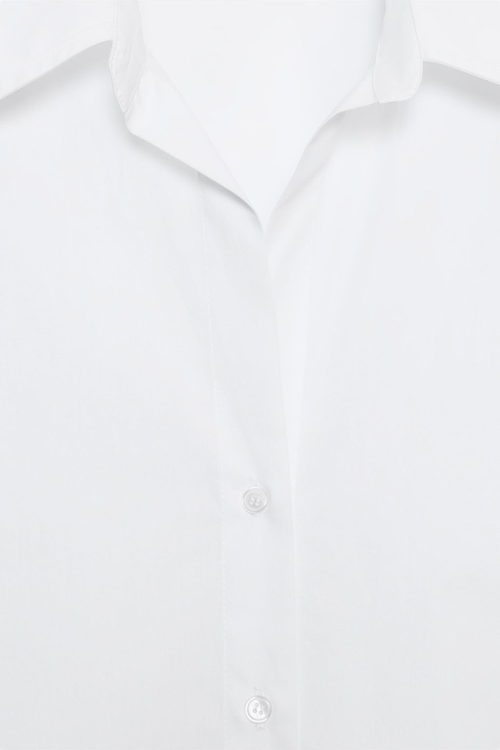 CAMISA B?SICA POPEL?N / Blanco - Zara фото 9
